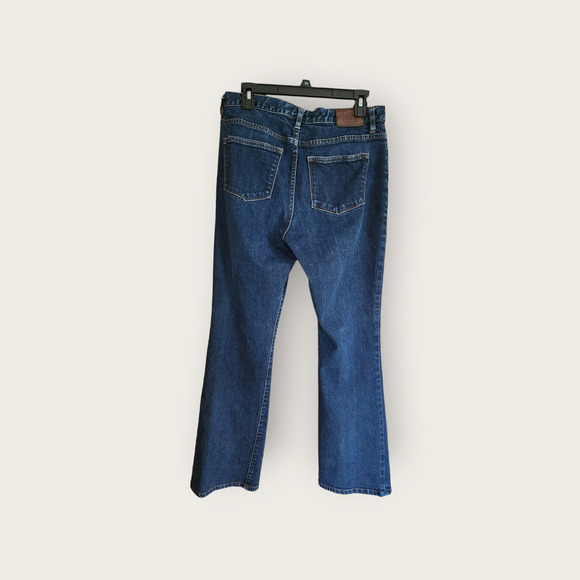 Lauren Ralph Lauren DarkWash Mid-rise Classic Bootcut Womens Jeans Size 10 - Picture 2 of 6